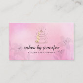 ピンクエレガントの専門ベーキング用品 名刺 (正面)