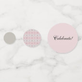 ピンクエレガントの巻物 コンフェッティ (裏面)