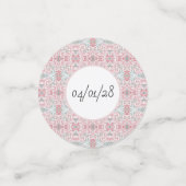 ピンクエレガントの巻物 コンフェッティ (スモール正面)