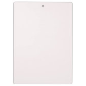 ピンクエレガントの弓の名パーソナライズされた前クリップボード クリップボード (裏面)