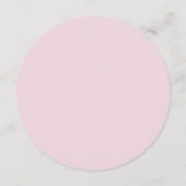 ピンクエレガントの弓ラウンド メニュー (裏面)