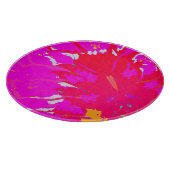 ピンクエレガントの抽象芸術パターン カッティングボード (角)