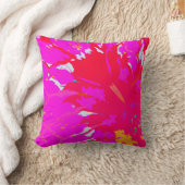 ピンクエレガントの抽象芸術パターン クッション (ブランケット)