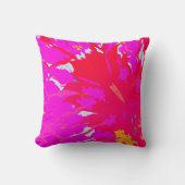 ピンクエレガントの抽象芸術パターン クッション (正面)