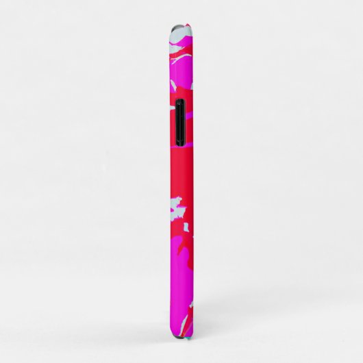 ピンクエレガントの抽象芸術パターン Case-Mate iPhoneケース (裏面/右)