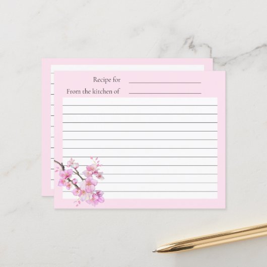 ピンクエレガントの水の色のさくらんぼ花脚本 (正面/裏面インサイチュ)