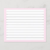 ピンクエレガントの水の色のさくらんぼ花脚本 (裏面)