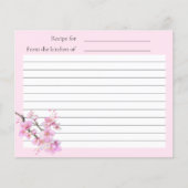 ピンクエレガントの水の色のさくらんぼ花脚本 (正面)