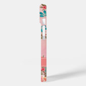 ピンクエレガントの水彩柄 Case-Mate iPhoneケース (裏面 / 左)