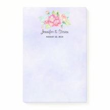 ピンクエレガントの水彩花の花束結婚の