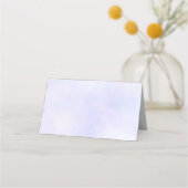 ピンクエレガントの水彩花束 プレイスカード (裏面)