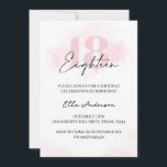 ピンクエレガントの水彩18th誕生日パーティー 招待状<br><div class="desc">このピ祝ンクの水の色18歳の誕生日の招待とスタイルでマイルストーンエレガント。柔らかい赤面のピンクの背景モダン、水彩効果、シックな書道タイポグラフィを備え、洗練された甘い18のお祝いに最適。自分のパーティー詳細でパーソナライズしユニークて、特別な日に思い出に残る招待状を作成する。女の子の18歳の誕生日、マイルストーンパーティー、または華やかな年齢の来お祝いに最適。</div>