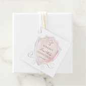 ピンクエレガントの水色のクレスト最初の聖体 フェイバータグ (インサイチュ)