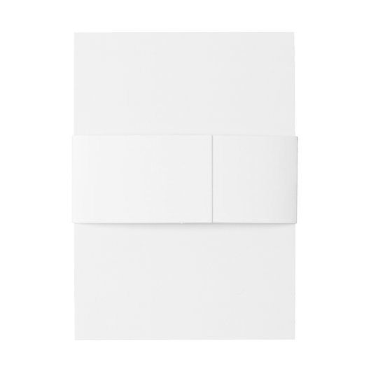 ピンクエレガントの水色のラン熱帯フローラ 招待状ベリーバンド (裏面例)