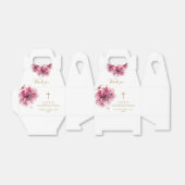 ピンクエレガントの水色フローラ確認 フェイバーボックス (折り畳みなし)