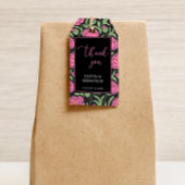 ピンクエレガントの牡丹の花結婚の皆様 ギフトタグ