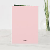 ピンクエレガントの牡丹フォトマザーズデイ シーズンカード (裏面)