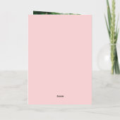 ピンクエレガントの牡丹フォトマザーズデイ 箔シーズンカード (裏面)