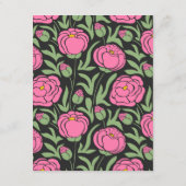 ピンクエレガントの牡丹結婚の花の詳細 エンクロージャーカード (裏面)