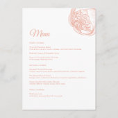 ピンクエレガントの牡丹結婚の花 メニュー (正面)