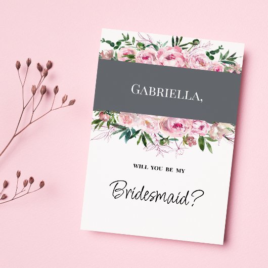 ピンクエレガントの珊瑚石の牡丹フローラ夏の花嫁メイド 招待状