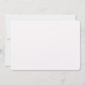 ピンクエレガントの白フローラ保存日付 セーブザデート (裏面)