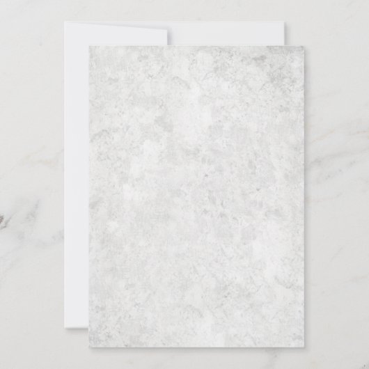 ピンクエレガントの白フローラ牡丹結婚ズ 招待状 (裏面)