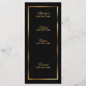 ピンクエレガントの結婚バラ – メニュー (裏面)