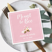 ピンクエレガントの結婚披露宴を意味する スタンダードランチョンナプキン