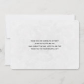 ピンクエレガントの花で十字を切る サンキューカード (裏面)