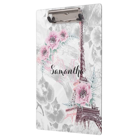 ピンクエレガントの花のリース。 クリップボード (左)