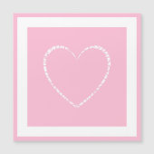 ピンクエレガントの花バレンタインの額縁 (正面)