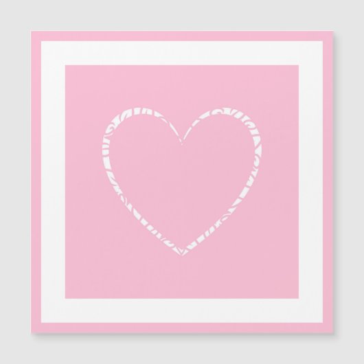 ピンクエレガントの花バレンタインの額縁 (正面)