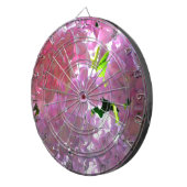 ピンクエレガントの花ピンクのフローラピンクのあじさい ダーツボード (正面右)