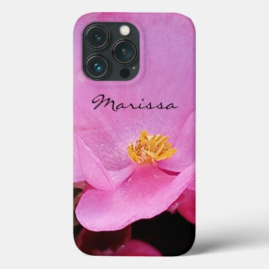 ピンクエレガントの花名の写真 Case-Mate iPhoneケース (裏面)
