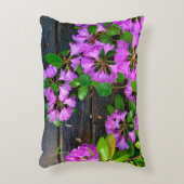 ピンクエレガントの花模様ピンクのツツジのピンクの花 アクセントクッション (正面(垂直))
