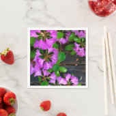 ピンクエレガントの花模様ピンクのツツジのピンクの花 スタンダードカクテルナプキン (インサイチュ)