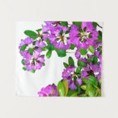 ピンクエレガントの花模様ピンクのツツジのピンクの花 タペストリー (正面(横))