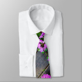 ピンクエレガントの花模様ピンクのツツジのピンクの花 ネクタイ (タイ)