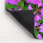 ピンクエレガントの花模様ピンクのツツジのピンクの花 マウスパッド (コーナー)