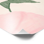 ピンクエレガントの花水彩保穂フローラ フォトプリント (角)