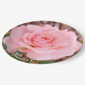 ピンクエレガントの花 ペーパープレート (アングル)