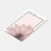 ピンクエレガントの花 ポストイット (アングル)