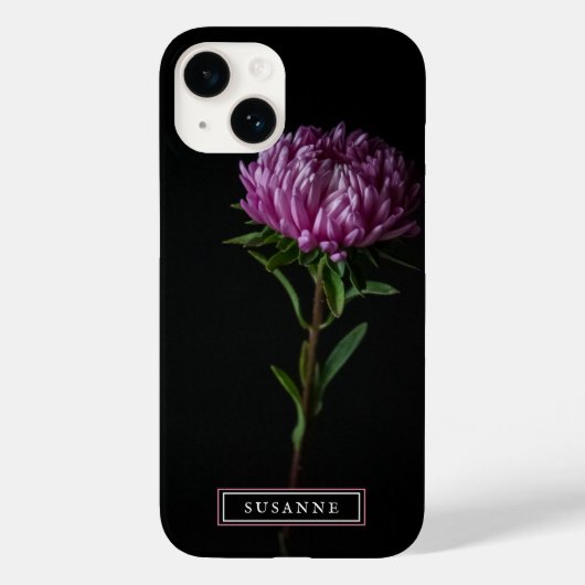 ピンクエレガントの花iPhoneケース Case-Mate iPhoneケース (裏面)