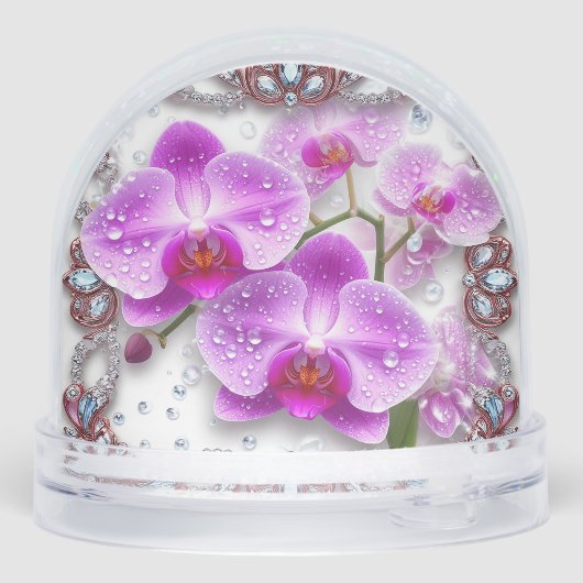 ピンクエレガントの蘭の花 (裏面)