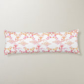 ピンクエレガントの装飾スタイリッシュデザイン抱き枕 ボディピロー (裏面)