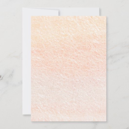 ピンクエレガントの退職パーティー 招待状 (裏面)