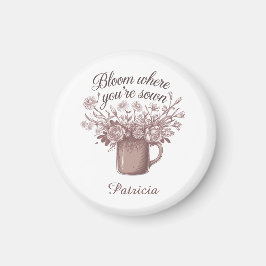 ピンクエレガントやる気を起こさせるフローラ マグネット