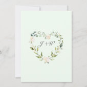 ピンクエレガントアジサイバラ延期 招待状 (裏面)