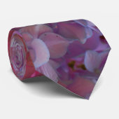 ピンクエレガントアジサイ、ピンクの花ピンクの花 ネクタイ (ロール)